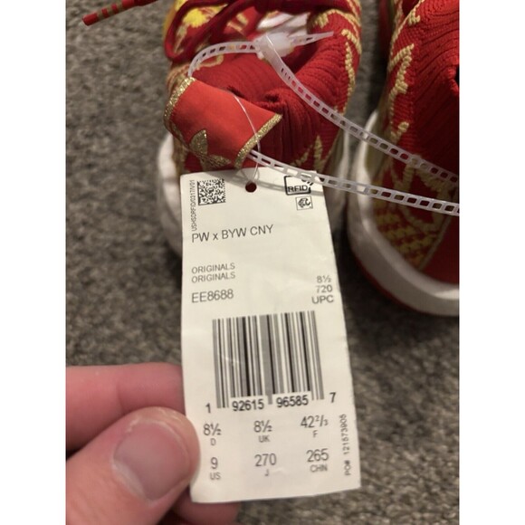 Adidas Pharrell x Crazy BYW Chinese New Year Sneakers Men's 9 Ambition EE8688 - Picture 5 of 8